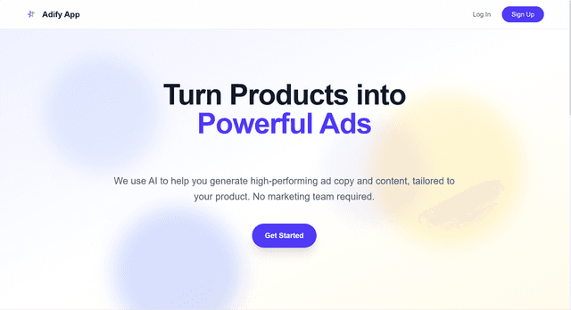 Adify TikTok Shop Ad Generator