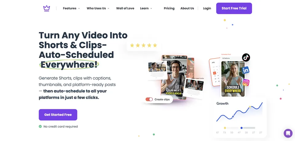 Taja.ai platform landing page
